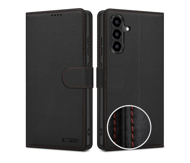 Tech-Protect Wallet Galaxy A57 5G Black/Red - 1523208 - zdjęcie 2